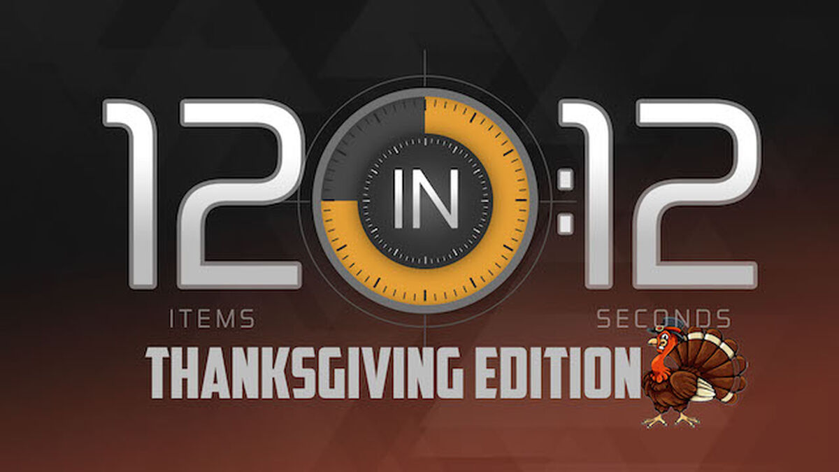 12 in 12: Thanksgiving Edition image number null